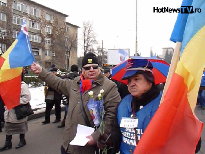 Protestul pensionarilor militari, Foto: Hotnews