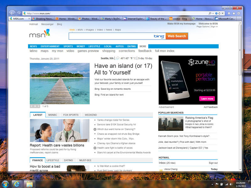 Internet Explorer 9, Foto: Microsoft