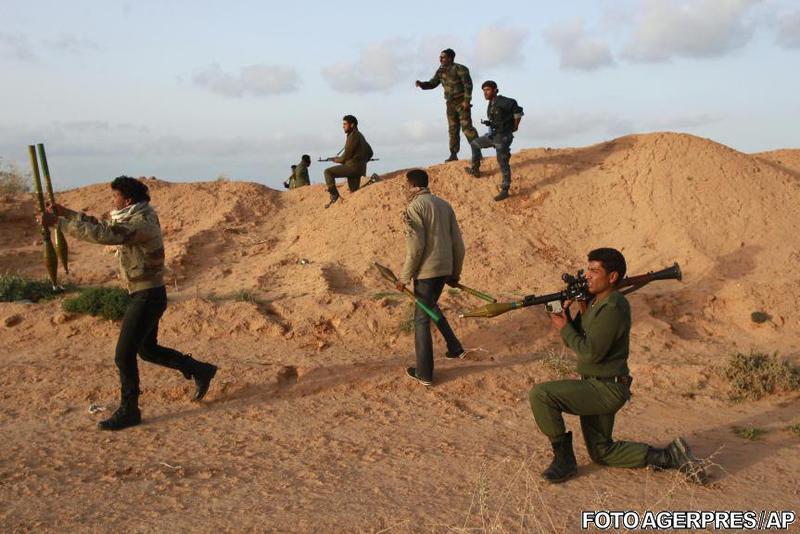 Rebelii au fost alungati din Ras Lanuf, Foto: Agerpres