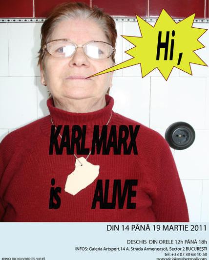 Afis Marx is Alive, Foto: Alex Popovici