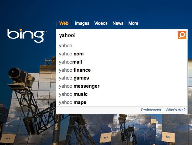 Bing, Foto: captura ecran