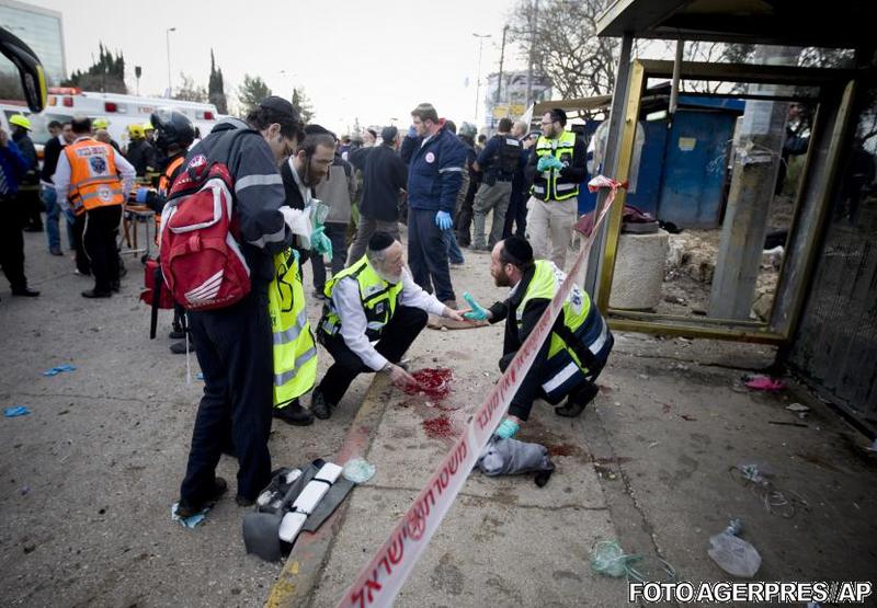 Explozie puternica in Ierusalim, Foto: Agerpres/AP