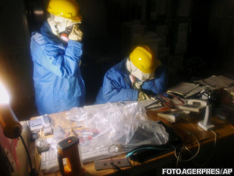 In camera de control a centralei Fukushima Daichi, Foto: Agerpres