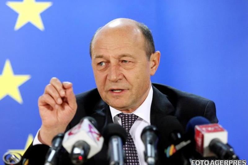 Traian Basescu tinand discursuri, Foto: Agerpres