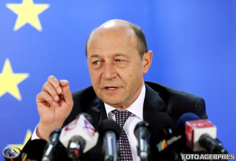 Traian Basescu tinand discursuri, Foto: Agerpres