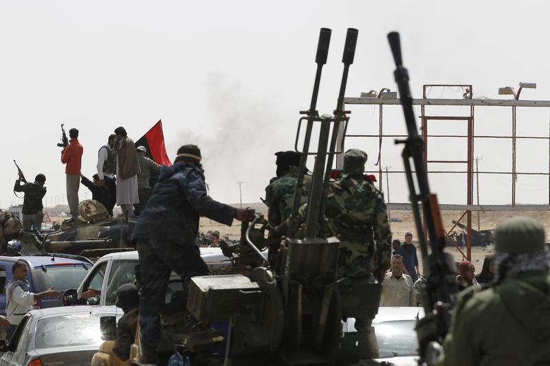 Rebelii sarbatoresc alungarea fortelor lui Gaddafi, Foto: Reuters