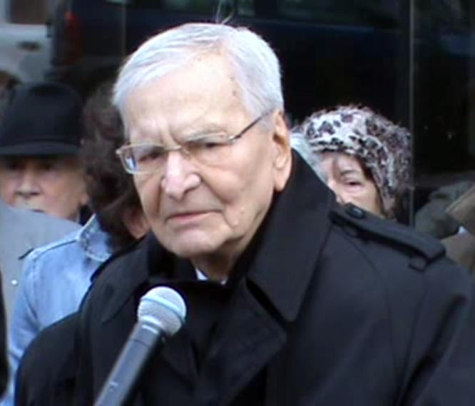 Radu Beligan, pe Walk Of Fame, Foto: Captura video