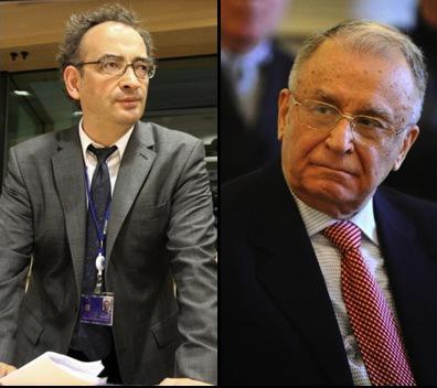 Traian Ungureanu si Ion Iliescu, Foto: Colaj / Sursa foto: Agerpres