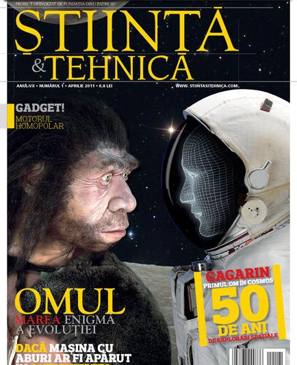 Coperta primului numar nou al revistei Stiinta&Tehnica, Foto: stiintasitehnica.com