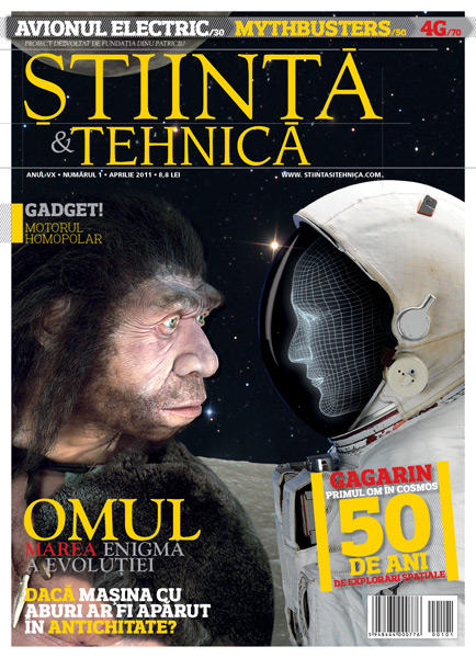 Coperta primului numar nou al revistei Stiinta&Tehnica, Foto: stiintasitehnica.com