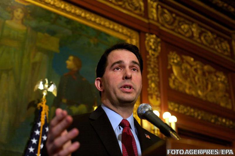 Guvernatorul Walker nu vrea sa cedeze, Foto: Agerpres