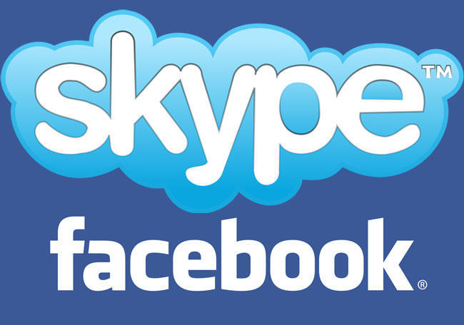 Facebook + Skype, Foto: Colaj foto