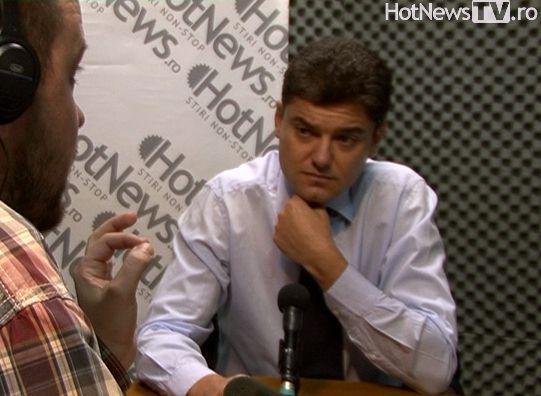 Cristian Boureanu in studioul HotNews.ro, Foto: Hotnews