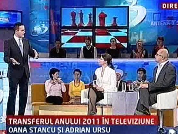 Stancu si Ursu la Antena 3, Foto: captura Antena 3