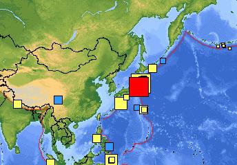 Cutremur in Asia, Foto: USGS