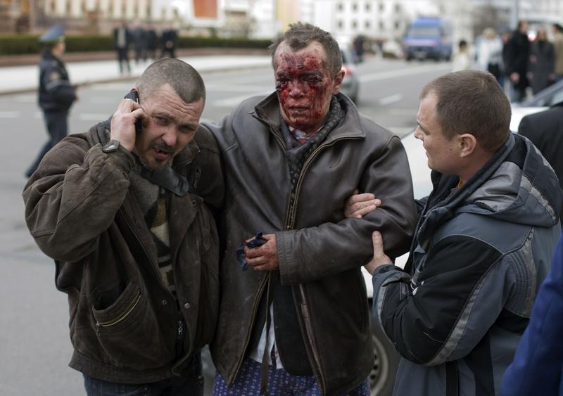Deflagratie in capitala din Belarus, Foto: Reuters