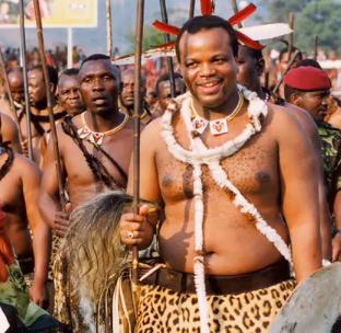 Regele Mswati al III-lea, Foto: YouTube