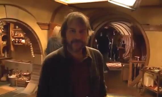 Peter Jackson in casa lui Bilbo Baggins, Foto: Captura YouTube