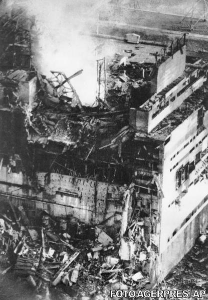 Cernobil, prima fotografie aeriana dupa accident. Fotograful a murit de cancer in 2010, Foto: Agerpres/AP