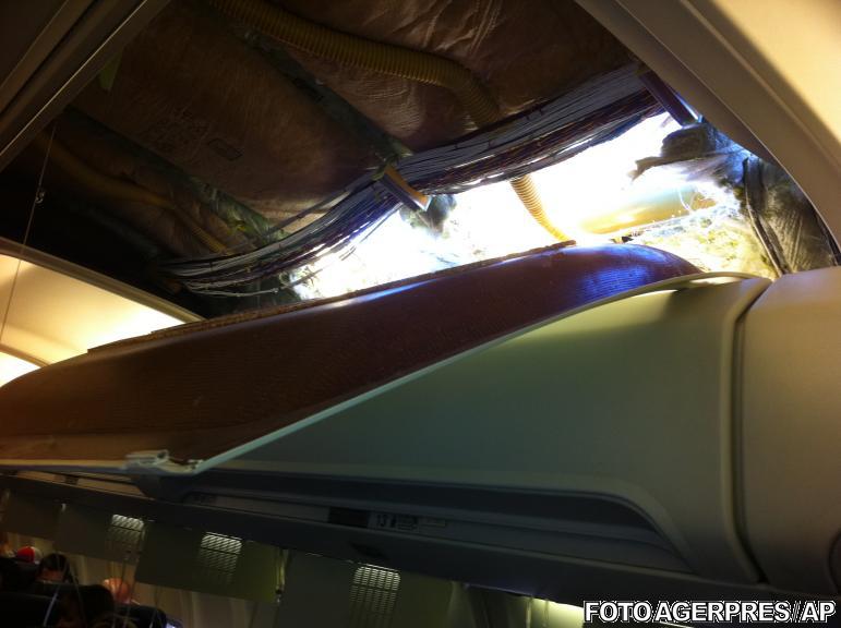 Avionul avariat, Foto: Agerpres