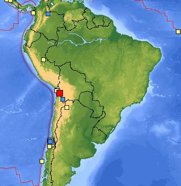 Seism in America de Sud, Foto: USGS