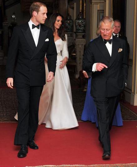 Printul William, Catherine si Printul Charles, Foto: Agerpres