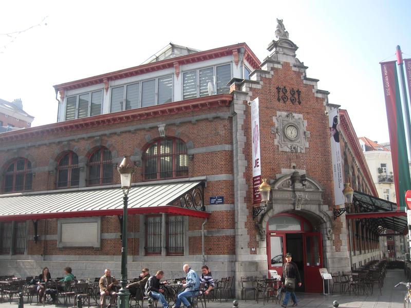 Hala Saint Gery din Bruxelles, asemanatoare Halei Matache, Foto: Hotnews