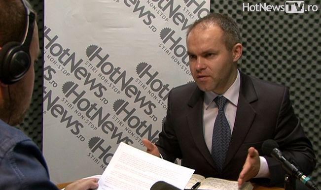 Daniel Funeriu in studioul HotNews.ro, Foto: Hotnews