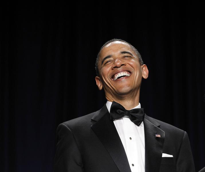 Barack Obama, la dineul presei, Foto: Reuters