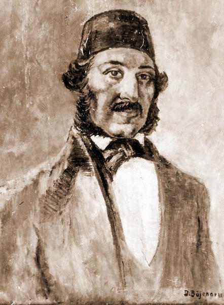 Anton Pann (pictat de Dan Bajenaru), Foto: muzee-valcea.ro