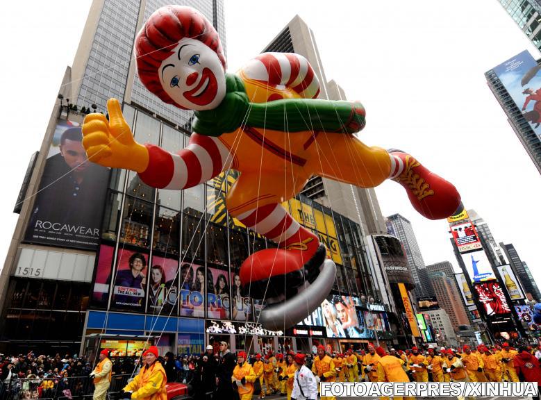 Mascota Ronald McDonald, Foto: Agerpres