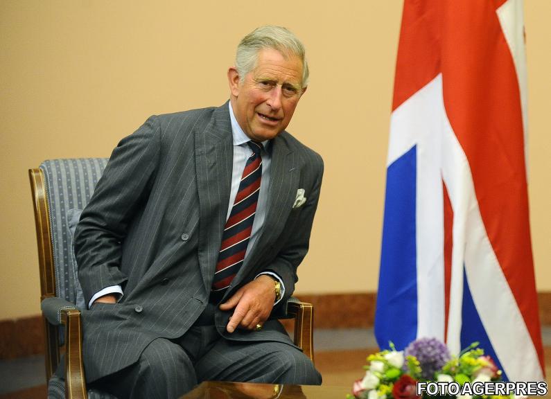 Printul Charles la Palatul Victoria, Foto: Agerpres