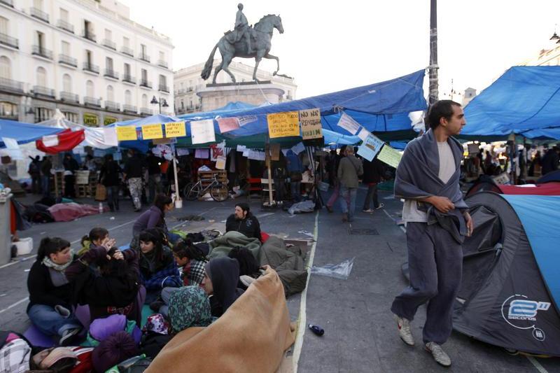 Demonstratii in Spania / Madrid - Puerta del Sol, Foto: Reuters