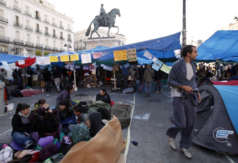 Demonstratii in Spania / Madrid - Puerta del Sol, Foto: Reuters