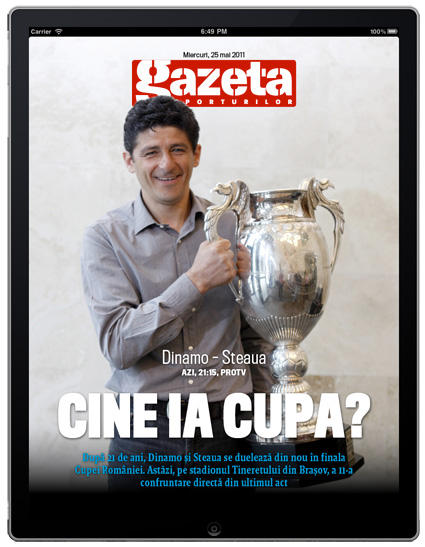 Gazeta Sporturilor pe iPad, Foto: Gazeta Sporturilor