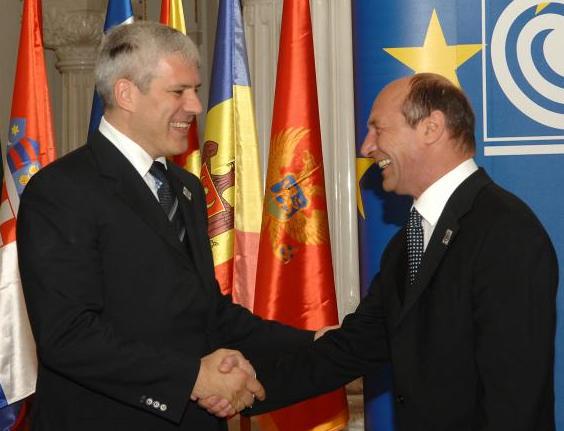 Basescu si Boris Tadic, intr-o intilnire din 2007, Foto: Presidency.ro