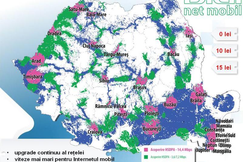 Reteaua de internet mobil RCS&RDS, Foto: Hotnews