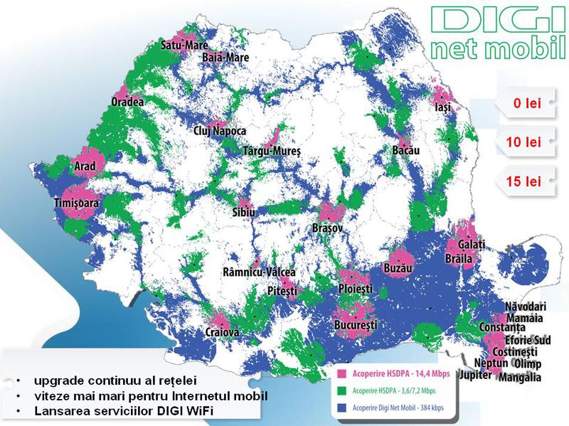 Reteaua de internet mobil RCS&RDS, Foto: Hotnews
