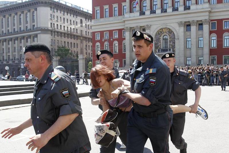 Violente in capitala Rusiei, Foto: Reuters