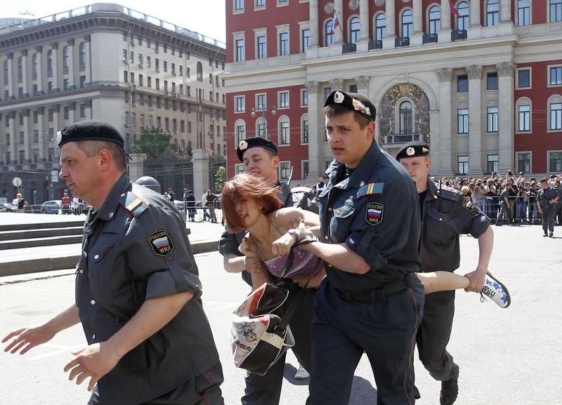 Violente in capitala Rusiei, Foto: Reuters