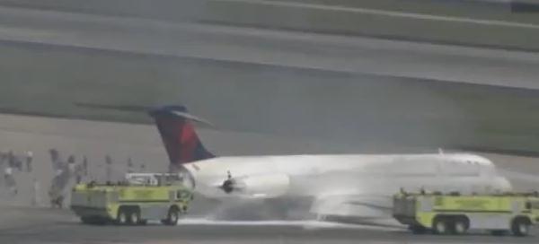 Incident aviatic, Foto: Captura YouTube