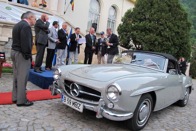 Mercedes-Benz 190 SL, masina castigatoare a Concursului de Eleganta, Foto: 0-100.ro