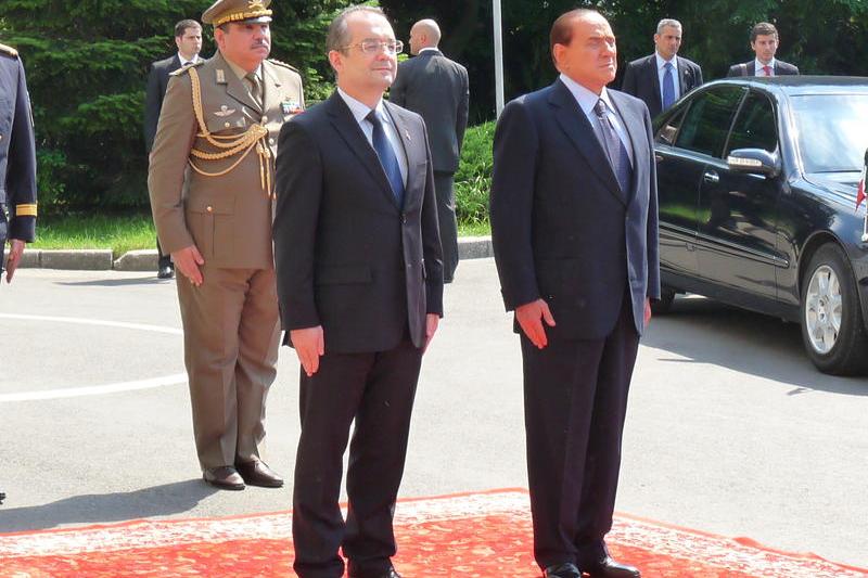 Berlusconi si Boc, Foto: Hotnews