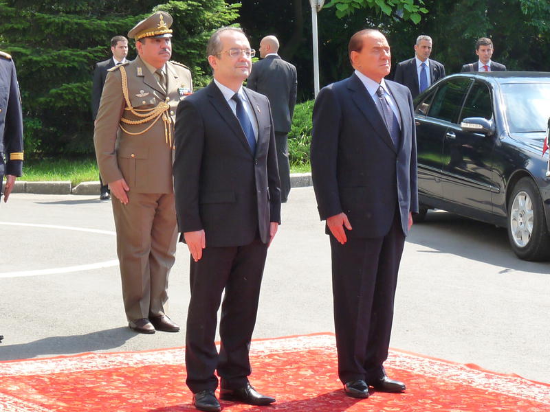 Berlusconi si Boc, Foto: Hotnews