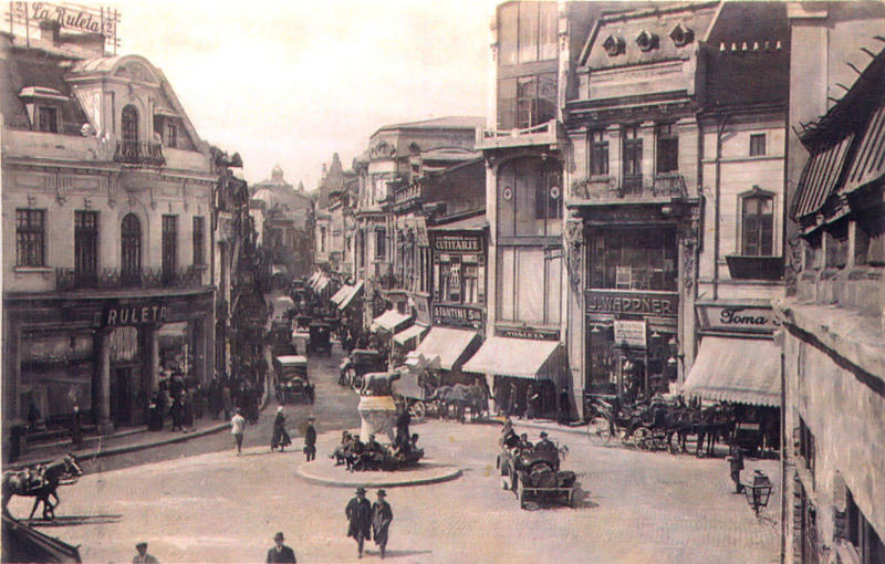 Lipscani, la Lupoaica (1928), Foto: bucurestiivechisinoi.ro