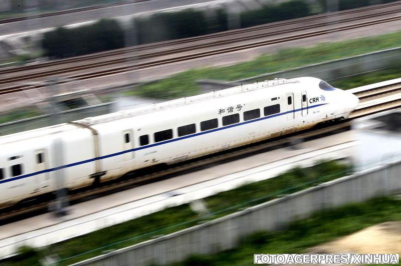 Tren iesind din gara Hongqiao, Shanghai, Foto: Agerpres/Xinhua