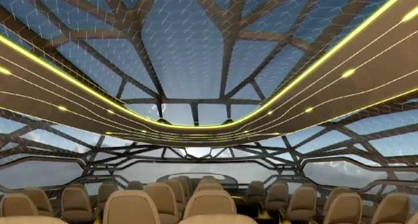 O aeronava hi-tech, Foto: Captura YouTube