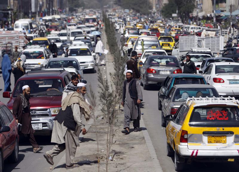 Traficul din Kabul, capitala afghana, Foto: Reuters