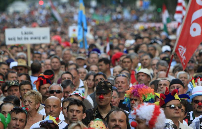 Proteste in Ungaria, Foto: Reuters