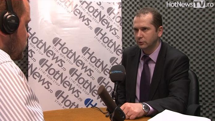 Stefan Deaconu in studioul HotNews.ro, Foto: Hotnews